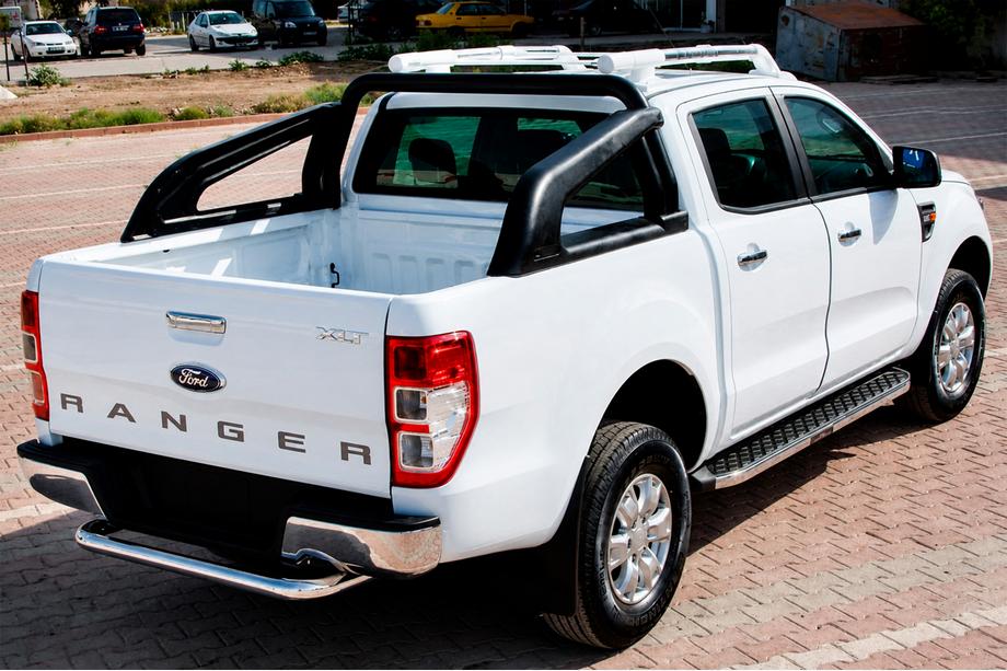 Ford Ranger 2011–2022 Side Steps BlackLine (2 pcs, Aluminum) Image