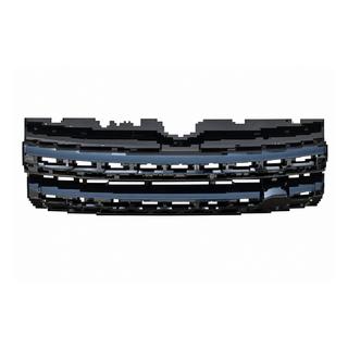 Radiator grille with badge