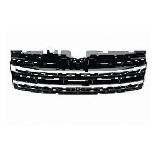 Badgeless radiator grille