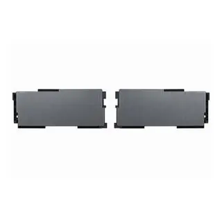 Decorative radiator grille end panels