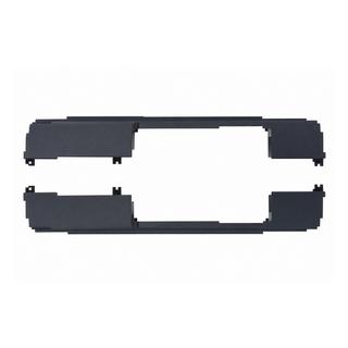 Rear bumper towing eye cover with opening for electric towbar, gloss black Land Rover Defender 2019-
