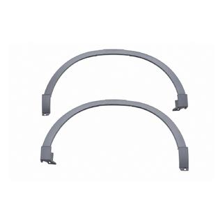 Front wheel arch extension without holes