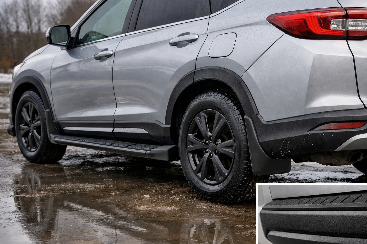 What to fit for rain and slush to keep your car body cleaner