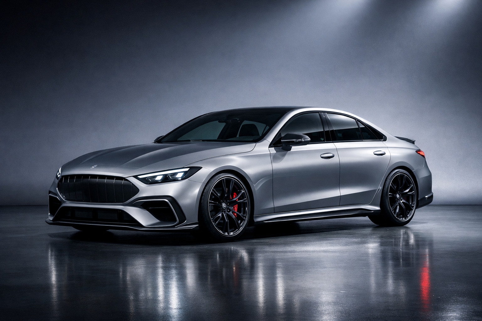 Mercedes-AMG C-Class EV 2027: prototype electric BMW M3 rival