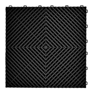 Modular tile P/P (40x40x1.8 cm, black)