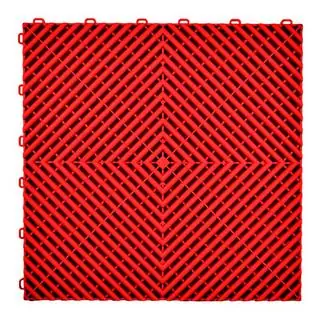 Modular tile P/P (40x40x1.8 cm, red)