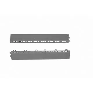 Mounting rail for grille tile P/P (40x6x1.8 cm, grey)
