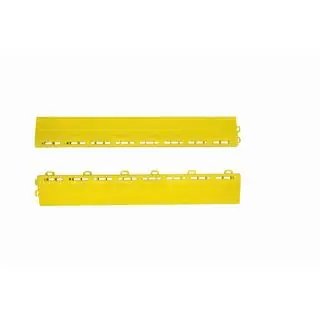 Mounting rail for grille mesh P/P (40x6x1.8 cm, yellow)