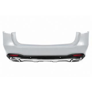 Rear diffuser GLS450 2025-Design (with Chrome exhaust tips)