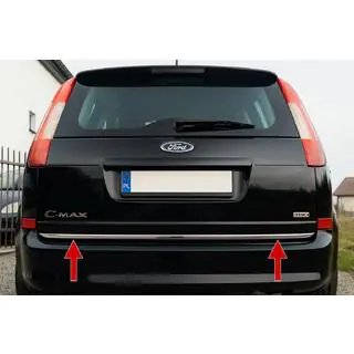 Trunk Trim Stainless Steel Ford C-Max 2004-2010 photo 1