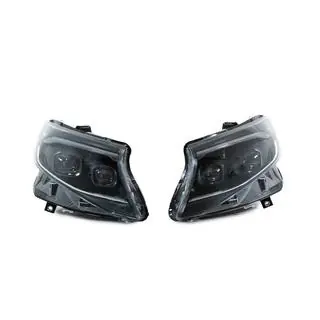 Front headlights 2025 Design LED Black (for Vito, 2 pcs) photo 2