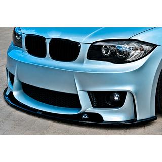 DPT front lip spoiler (for 1M E87, 2004-2008, gloss black) photo 1
