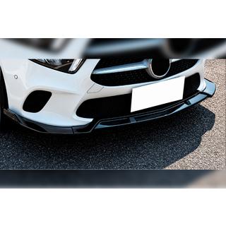 Front Lip DPT V-1 (Gloss Black) Mercedes A-class W177 2018- photo 1