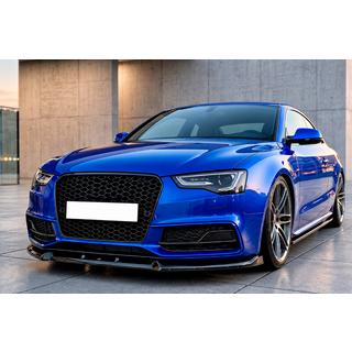 Front bumper lip spoiler Lip DPT V3 (2011-2015, gloss black) Audi A5 2007-2015 photo 1