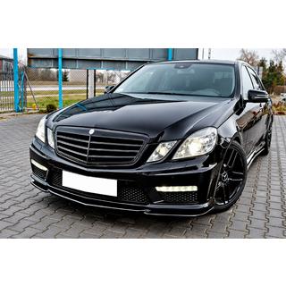 DPT Front Lip Spoiler (for E63 AMG, 2009-2012, Gloss Black) Mercedes E-class W212 2009-2016 photo 1