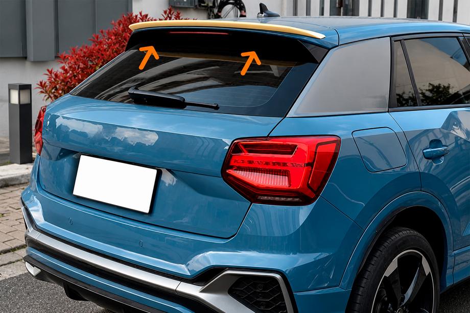Audi Q2 2016- DPT Spoiler (2016-2020, Gloss Black) Photo 1