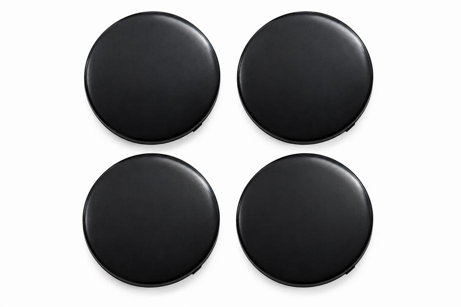 Black wheel center caps (64x62 mm, set of 4) Image