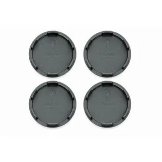 Grey wheel center caps (64x62 mm, 4 pcs) photo 2