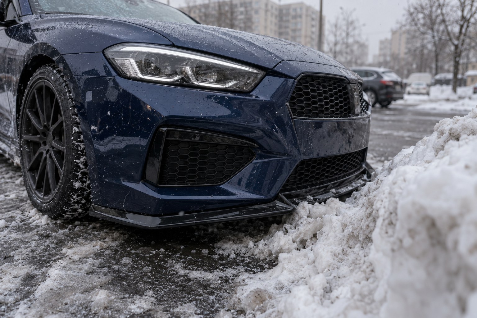 Why plastic body kits and bumpers crack in мороз and how to prevent it