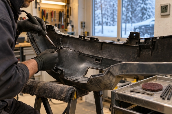 Why plastic body kits and bumpers crack in мороз and how to prevent it Photo 1