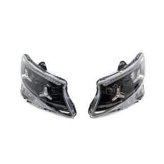 OEM LED Front Headlights 2026 Black (for Vito, 2 pcs) Mercedes Vito/V-class W447 2014- photo 1