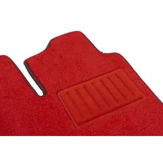Velour heel pad (red) photo 1