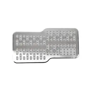 Heel pad for car mats Neon Blue photo 1