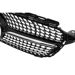 Front grille Diamond Black (for Avantgarde/AMG-Line/C43 AMG) Mercedes C-class W205 2014-2021 photo 4
