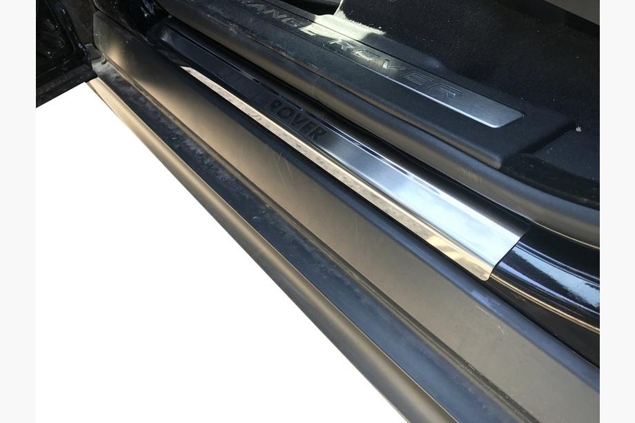 Range Rover Evoque 2012-2018 Natanika Premium Door Sill Protectors (4 pcs, Stainless Steel) Image