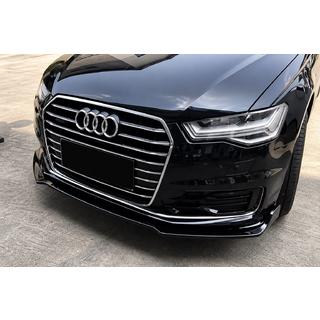 Front bumper lip spoiler (for Base 2014-2018, ABS) Audi A6 C7 2011–2018