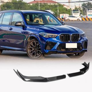 Front bumper flap covers Flap (2018-2022, Carbon) photo 1