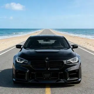 Front Bumper Lip Spoiler Lip V3 (for G87, Carbon) photo 2