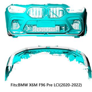 Front bumper lip extensions Flap (for F96 2018-2022, Carbon) photo 2
