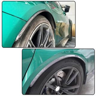 Carbon rear fender arch trims (for G80) photo 3