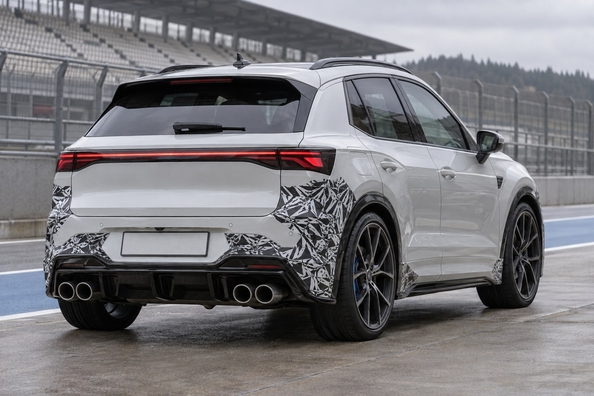 Next-gen Volkswagen T-Roc R: hot crossover tests at Nürburgring