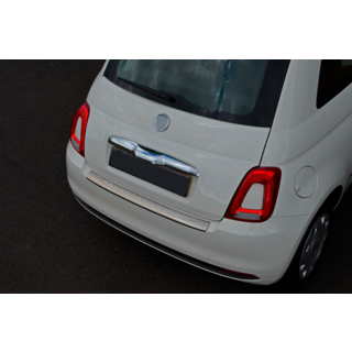 Rear bumper protector 3D/Cabrio (OmsaLine, stainless steel) Fiat 500/500L 2013-2022 photo 4