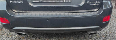 Hyundai Santa Fe 2 2006-2012 Trunk trim stainless steel photo 3