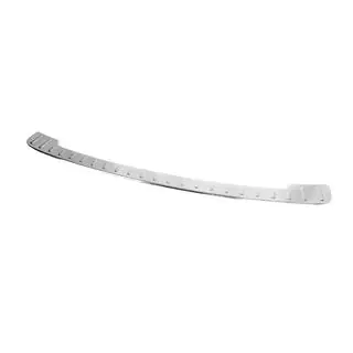 Rear bumper protector with edge Carmos (stainless steel) photo 1