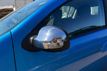 Renault Logan II 2013-2022 Mirror Covers (2 pcs, Stainless Steel) photo 2