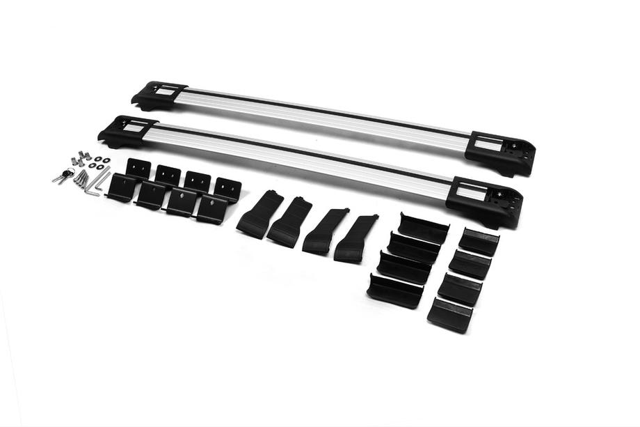 Dacia Duster 2008-2018 Lockable roof bars for roof rails WingBar V1 (2008-2014, 2 pcs) Photo 5