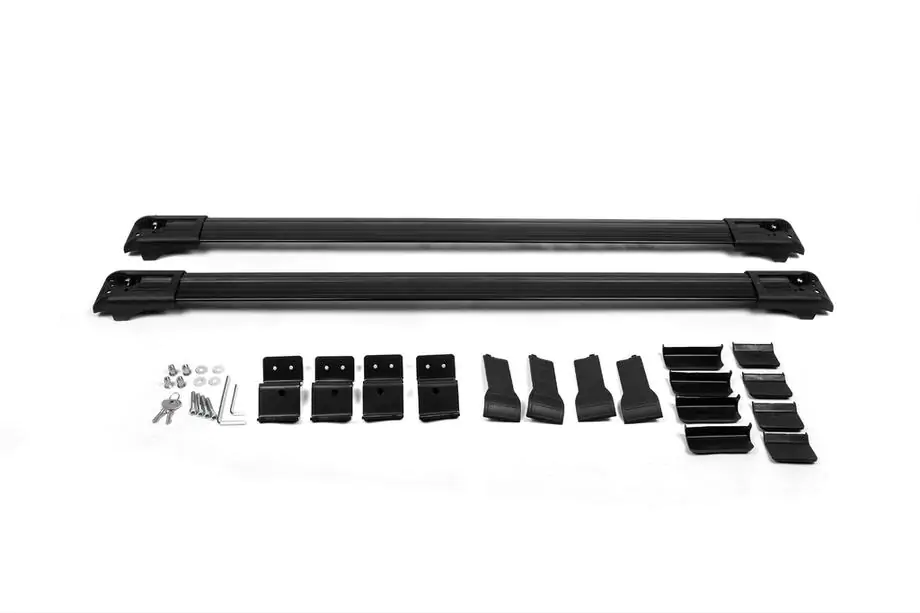 Dacia Duster 2008-2018 Lockable roof bars for roof rails WingBar V1 (2008-2014, 2 pcs) Photo 4