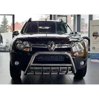 Bull bar without logo WT003 (stainless steel) photo 3