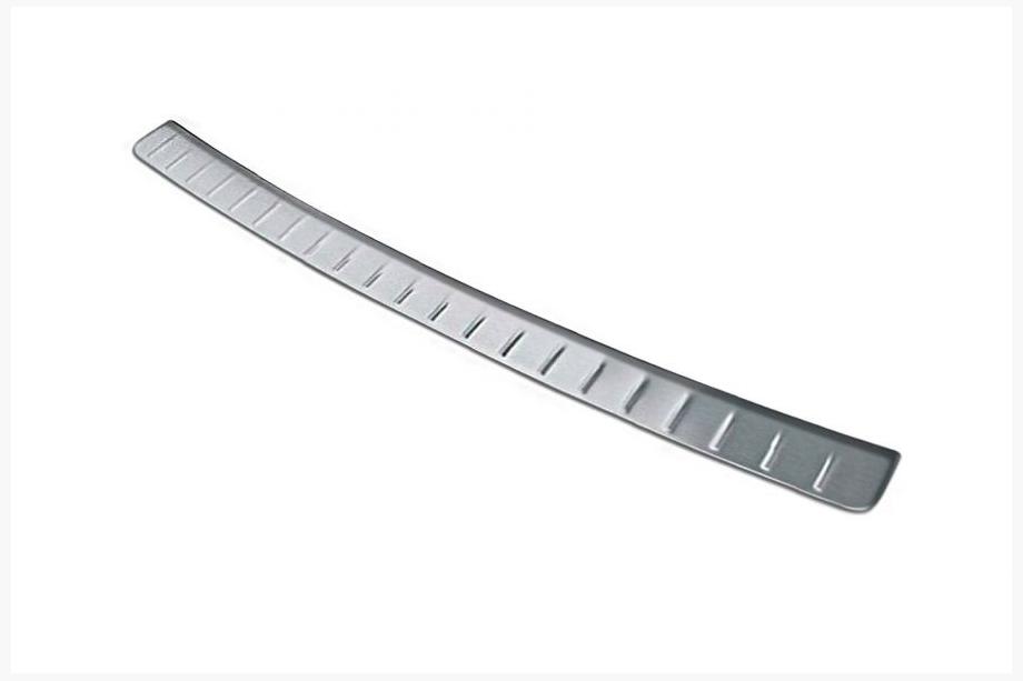 Skoda Rapid 2012-2019 Rear Bumper Protector OmsaLine (Sedan, Stainless Steel) Photo 1