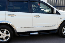 SsangYong Action 2005-2018 Chrome Door Handle Covers (4 pcs, plastic) photo 1