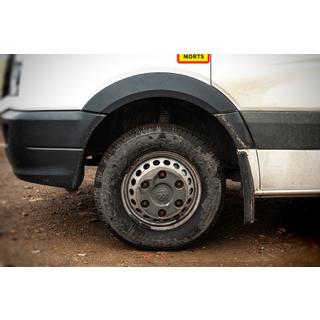 Wide fender flares (4 pcs, black) Volkswagen Crafter 2006-2016 photo 1
