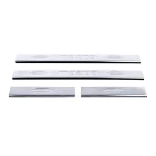 Door Sill Cover Carmos (4 pcs, Stainless Steel) V-1 Mazda 6 2003-2008 photo 2