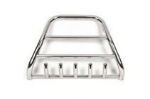 Nissan Pathfinder R51 2005-2014 High Bull Bar QT007 (Stainless Steel) photo 1