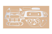 Mercedes Sprinter W901/902/903/904/905 1995–2006 Dashboard Trim Covers (Meric) for cdi 2000-2006 Aluminum photo 6