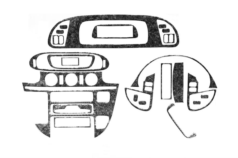 Mercedes Sprinter W901/902/903/904/905 1995–2006 Dashboard Trim Covers (Meric) for cdi 2000-2006 Carbon Photo 4