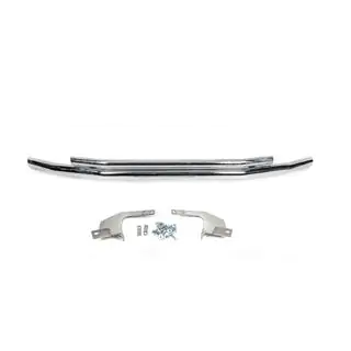 Front double bull bar 60/48mm (stainless steel) photo 2